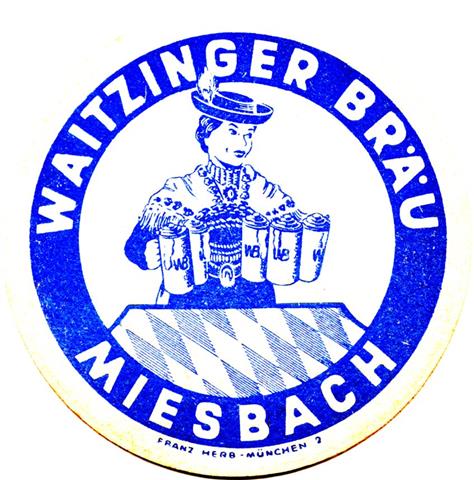 miesbach mb-by waitz rund 1ab (215-u franz herb-blau) 